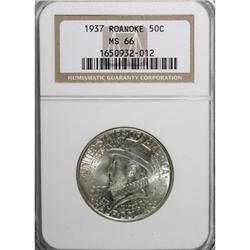 1937 50C Roanoke MS66 NGC