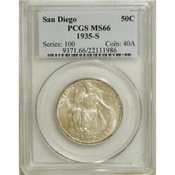 1935-S 50C San Diego MS66 PCGS