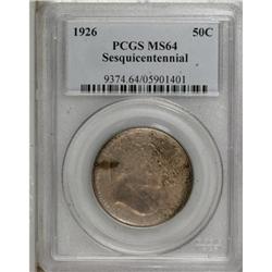 1926 50C Sesquicentennial MS64 PCGS