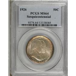 1926 50C Sesquicentennial MS64 PCGS