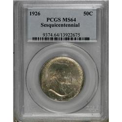 1926 50C Sesquicentennial MS64 PCGS