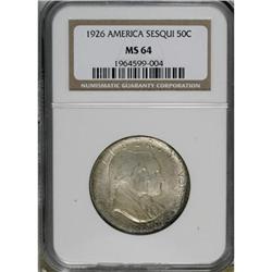 1926 50C Sesquicentennial MS64 NGC