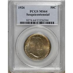 1926 50C Sesquicentennial MS64 PCGS