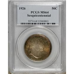 1926 50C Sesquicentennial MS64 PCGS