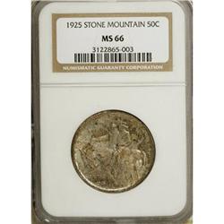 1925 50C Stone Mountain MS66 NGC