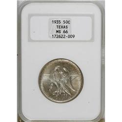 1935 50C Texas MS66 NGC