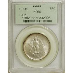 1935 50C Texas MS66 PCGS
