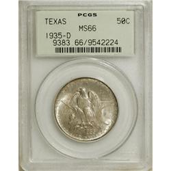 1935-D 50C Texas MS66 PCGS
