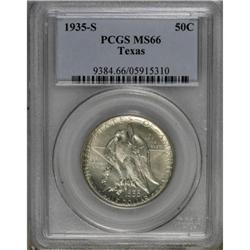 1935-S 50C Texas MS66 PCGS