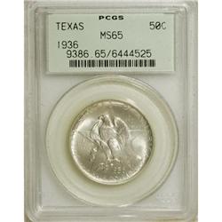 1936 50C Texas MS65 PCGS