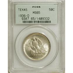 1936-D 50C Texas MS65 PCGS