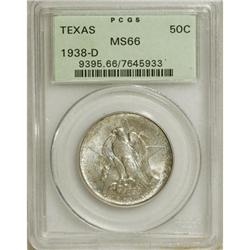1938-D 50C Texas MS66 PCGS