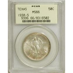 1938-S 50C Texas MS66 PCGS