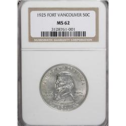 1925 50C Vancouver MS62 NGC