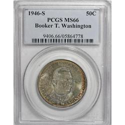 1946-S 50C Booker T. Washington MS66 PCGS