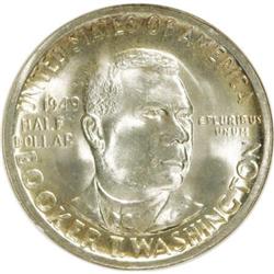 1949-S 50C Booker T. Washington MS66 NGC