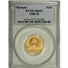 1988-W G$5 Olympic Gold Five Dollar MS69 PCGS