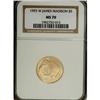 1993-W G$5 Bill of Rights Gold Five Dollar MS70 NGC