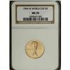 1994-W G$5 World Cup Gold Five Dollar MS70 NGC
