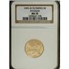 1995-W G$5 Olympic/Stadium Gold Five Dollar MS70 NGC