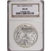 Image 1 : 2001-D $1 Buffalo Silver Dollar MS68 NGC