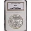 Image 1 : 2001-D $1 Buffalo Silver Dollar MS69 NGC