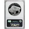 Image 2 : 2001-P $1 Buffalo Silver Dollar Deep Cameo PR69 NGC