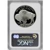 Image 2 : 2001-P $1 Buffalo Silver Dollar Deep Cameo PR69 NGC