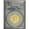 Image 1 : 2007-W G$10 Jefferson MS69 PCGS