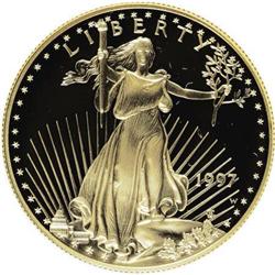 1997-W G$50 One-Ounce Gold Eagle Deep Cameo PR70 NGC