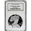 Image 1 : 1999-P $1 Silver Eagle Deep Cameo PR70 NGC