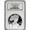 Image 1 : 2000-P $1 Silver Eagle Deep Cameo PR70 NGC