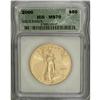 Image 1 : 2000 G$50 One-Ounce Gold Eagle MS70 ICG