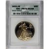 2001-W G$50 One-Ounce Gold Eagle Deep Cameo PR70 ICG