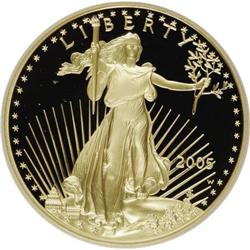 2005-W G$50 One-Ounce Gold Deep Cameo PR70 ICG