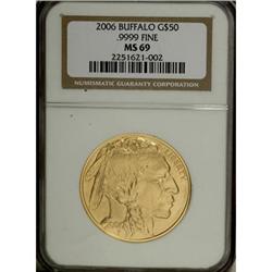 2006 $50 Buffalo MS69 NGC