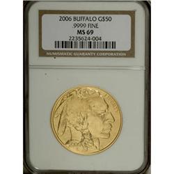 2006 $50 Buffalo MS69 NGC
