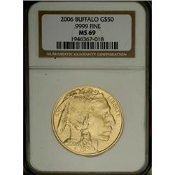 2006 $50 Buffalo MS69 NGC