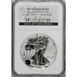 2006-P $1 Reverse Proof Silver Eagle, 20th Anniversary