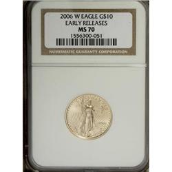 2006-W $10 1/4-Ounce MS70 NGC