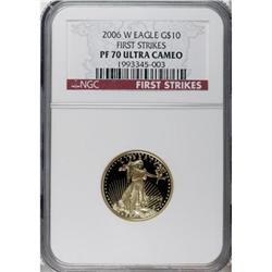 2006-W G$10 Quarter-Ounce Gold Deep Cameo PR70 NGC