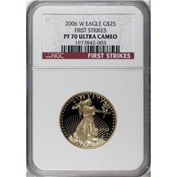 2006-W G$25 Half-Ounce Gold Deep Cameo PR70 NGC