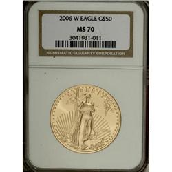 2006-W $50 One-Ounce Gold Eagle MS70 NGC