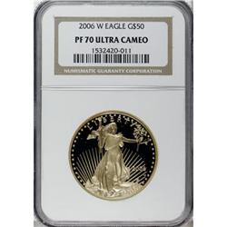 2006-W G$50 One-Ounce Gold Deep Cameo PR70 NGC