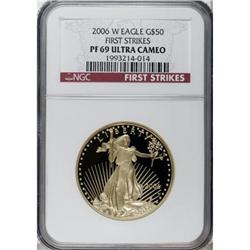 2006-W $50 One-Ounce Gold 20th Anniversary Deep Cameo P