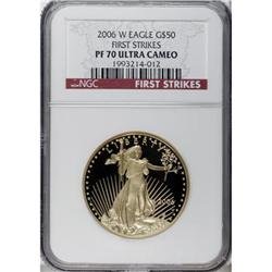 2006-W $50 One-Ounce Gold 20th Anniversary Deep Cameo P