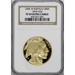 2006-W $50 Buffalo One-Ounce Gold Deep Cameo PR69 NGC