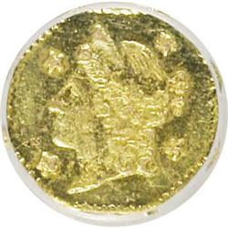 1855/4 25C Liberty Octagonal 25 Cents, BG-106, R.3, MS