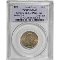 1978 25C MS66 PCGS