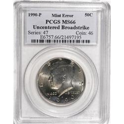 1990-P 50C MS66 PCGS